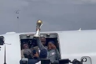 Super Falcons arrive in Abuja after 10th WAFCON title win