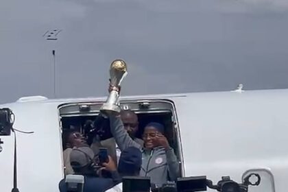 Super Falcons arrive in Abuja after 10th WAFCON title win