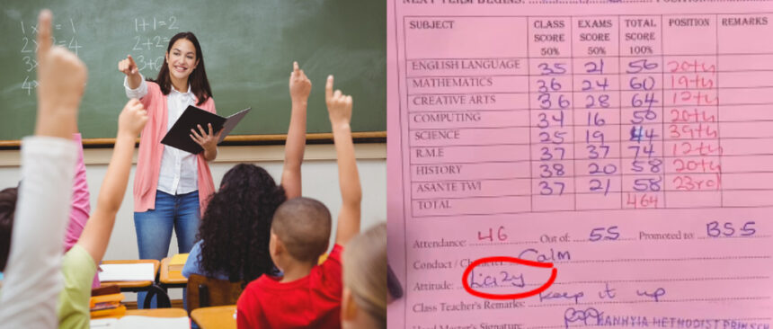 Teacher’s Remark On Primary School Pupil’s Report Card Sparks Buzz Online