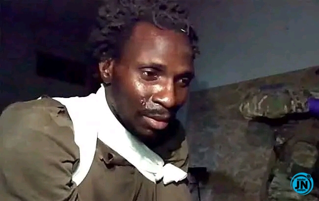 Ukrainian forces capture Nigerian fighting for Russia