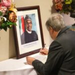 UN Sec-Gen Guterres Signs Condolence Register for Buhari, Says Africa Lost Statesman