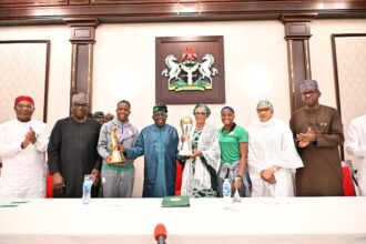 WAFCON: First Lady nearly abandoned my dinner, says Tinubu (OON, $100,000, three-bedroom apartments for Super Falcons)