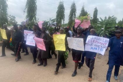 We’ve been used and dumped — retired police officers protest in Jos