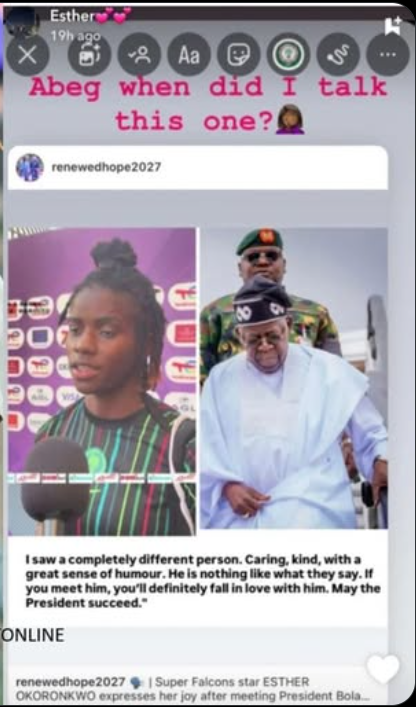 “When Did I Talk This One?” – Super Falcons Star Esther Okoronkwo Reacts to Viral Post