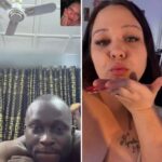 American Lady Reacts To People Claiming Her Nigerian Boyfriend Doesn’t Love Her But Is After A Green Card