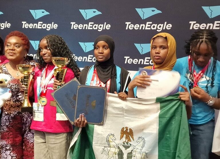 Atiku Awards Scholarships to TeenEagle Global Champions