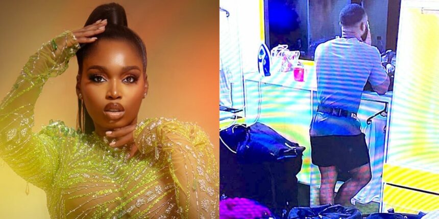 BBNaijaS10: Kola Cries Following Sabrina's Voluntary Exit From The Show