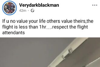 Before Takeoff: Verydarkman warns Passengers to switch off phones, cites Comfort Emmanson’s saga with Ibom Air (VIDEO)