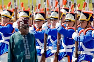 Brazil welcomes Tinubu with full military honours