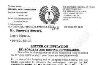 BREAKING: Inspector-General Egbetokun Begins Renewed Harassment Of Sowore Over Police Promotion Scandal Involving His Mistresses