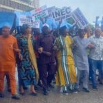 Bye-Elections: Protesters Storm INEC Headquarters Over Exclusion of Labour Party