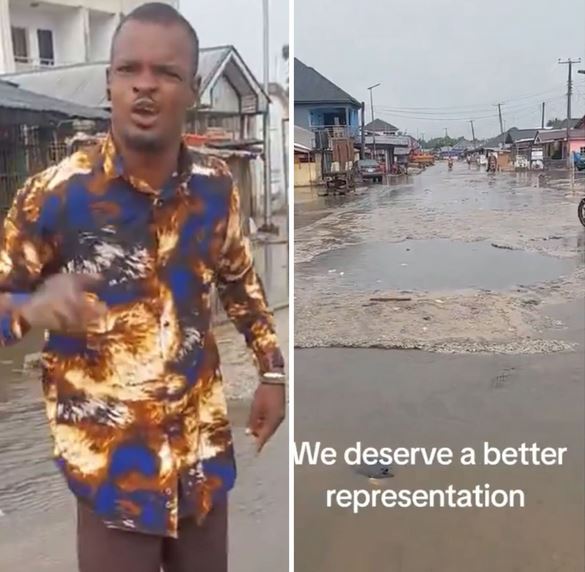 Delta State Indigene Accuses His LG Chairman Of Threatening His Life After He Called Him Out Over Bad Roads (Video)