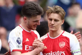 EPL: Arteta told to replace Odegaard with Rice as Arsenal captain