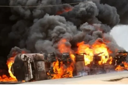 Fuel tanker explosion rocks Oshodi, Lagos