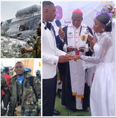 Ghanaian Soldier Who Died In Helicopter Crash Got Married Just Last Month