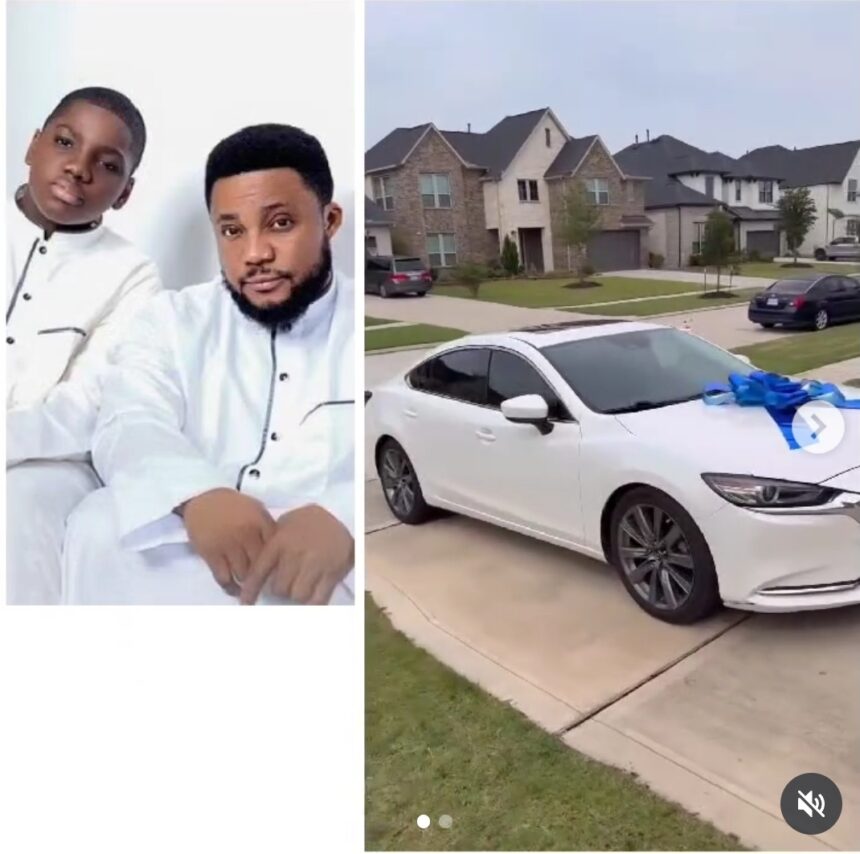 Gospel Singer Tim Godfrey Gifts Son a Car For His 17th Birthday
