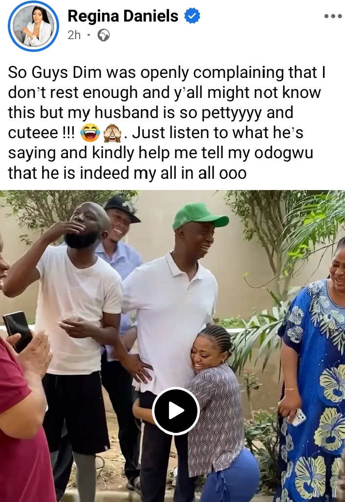 “I’m your husband, not your father” – Ned Nwoko reports Regina Daniels to her Mum Rita, others in new clip