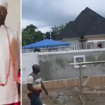 Isreal DMW Thanks His Oga And Madam As He Shows Off Two Buildings He Is Erecting in Edo