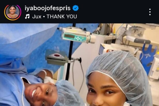 Iyabo Ojo’s heart swells with happiness at Priscilla and Juma Jux’s newborn arrival