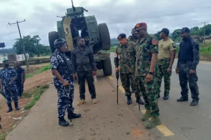 Joint security heads visit personel on special operations across Imo