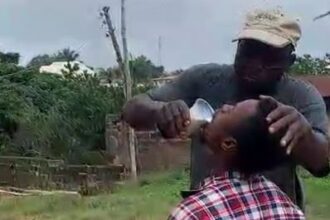 Landlord Allegedly Force Feeds Poisonous Substance To Young Man Accused Of Stealing Maize In Osun (Video)