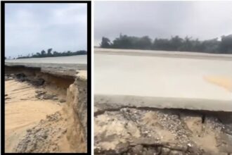 Man Raises Alarm Over Drainage Flaws On Lagos-Calabar Coastal Road (Video)