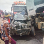 Many escape death as truck rams into vehicles in Lagos
