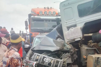 Many escape death as truck rams into vehicles in Lagos