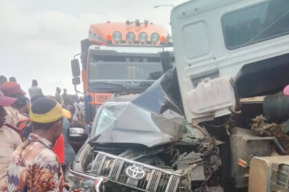 Many escape death as truck rams into vehicles in Lagos
