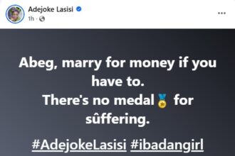 Marry For Money. There's No Medal For Suffering - Nigerian Woman Advises People