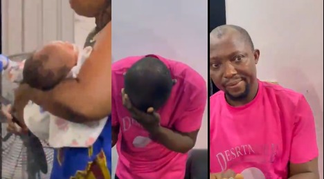 Nigerian Man Arrested For Allegedly Be@ting His Wife Four Days After Welcoming Their Baby Arraigned In Court