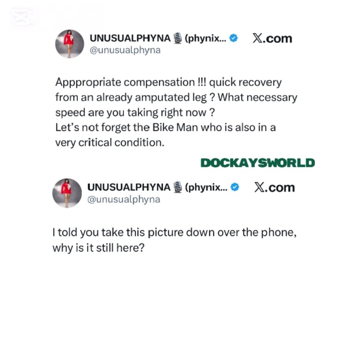 Phyna voices more complaints as she rages at Dangote Group’s statement on sister’s accident, leg amputation