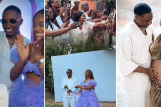 Priscilla Ojo and Juma Jux reveal baby’s gender at lavish party [VIDEO]