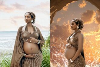 Priscilla Ojo wows in fresh maternity photoshoot