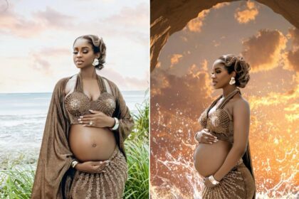 Priscilla Ojo wows in fresh maternity photoshoot