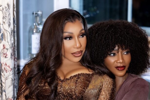 Rita Dominic and Genevieve Nnaji melt hearts with sweet photo, reflect on Nollywood beginnings