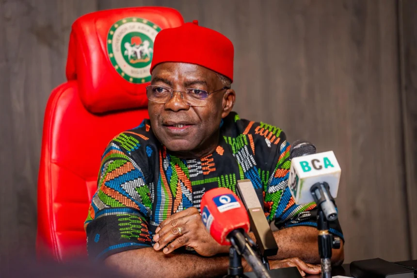‎Security agencies charged to prevent influx of criminals, as Otti holds security meeting