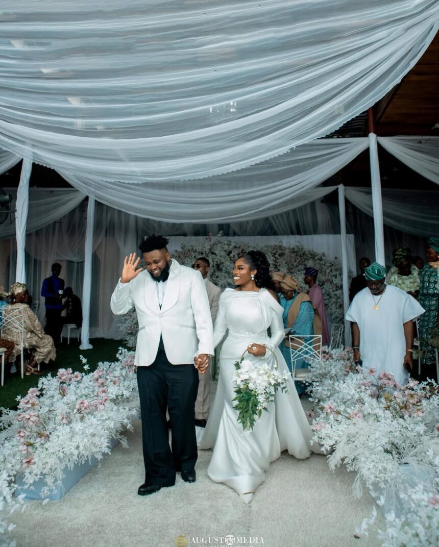 “The love of my entire life” – Chinko Ekun gushes, shares official wedding photos with wife