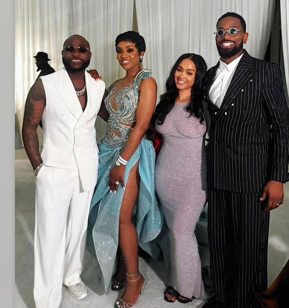 This Picture Is Special - Davido Says As He Shares Photo of Himself, Chioma, Dbanj And His Wife