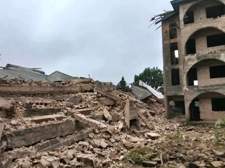 Three-Storey Building Collapses In Abuja, Victim Rescued After 10 Hours
