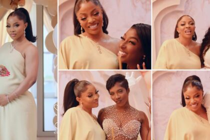 Tiwa Savage, DSF, Taymesan others grace Toke Makinwa’s star-studded baby shower [VIDEO]