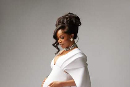 Toke Makinwa opens up on fearful pregnancy journey, shares fresh maternity shoot