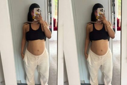 Toke Makinwa Shares Photo of Her Bare Bump Following Surrogacy Claim