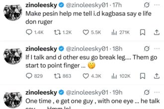 Viral shade: Zinoleesky takes aim at Ruger and ID Cabasa