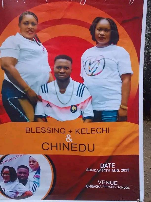 Young Man Marries Two Wives Same Day In Abia