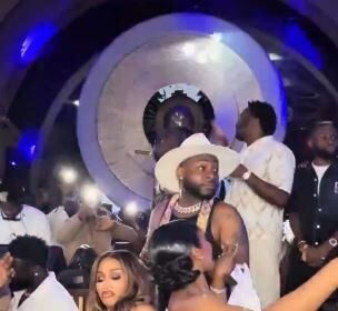 Zlatan, Teni, Adekunle Gold, Others Storm Davido And Chioma’s Pre-Wedding Party (Video)