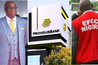 Providus Bank CEO, Walter Akpani and EFCC