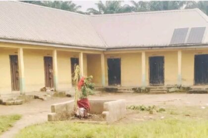 Abia community installs shrine to protect public property from criminals