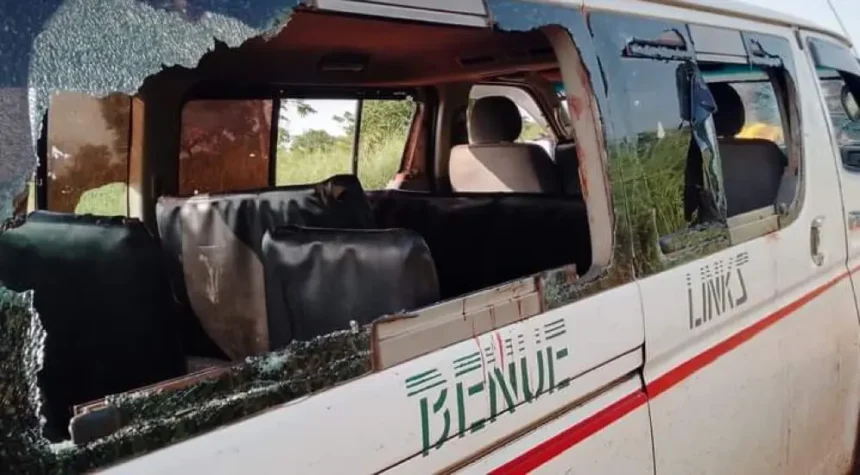 BREAKING: Passenger bus somersaults along Makurdi–Yelewata road