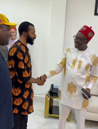 Governor Soludo Hosts Evangelist Ebuka Obi In Anambra (Video)
